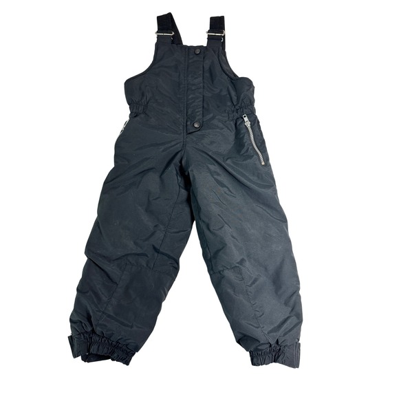 GAP Other - Vintage GAP Silver Ice Kids XS Snow Bibs Ski Overalls Black 80s 90s Outdoor